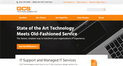 Desktop Screenshot of gcstechnologies.com